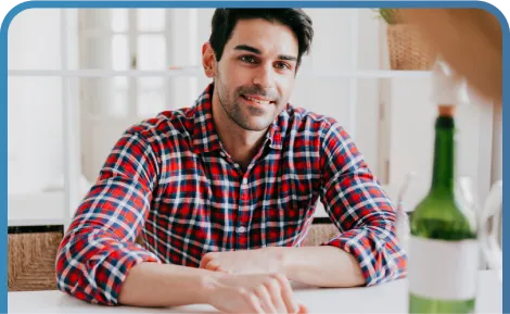 Client masculin diabétique